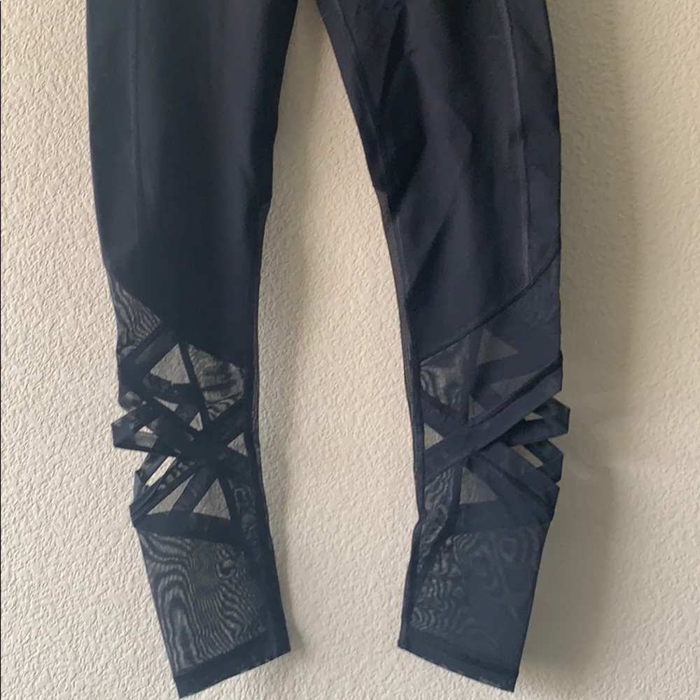 Black Victoria Secret Knockout Tights NEW